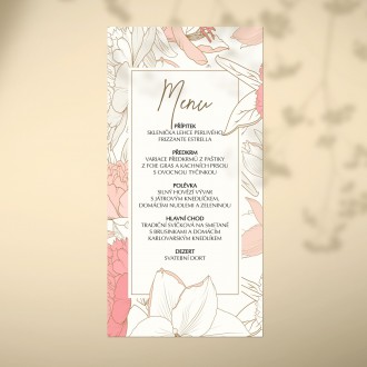 Wedding menu KL1842m
