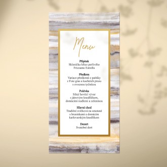 Wedding menu KL1844m