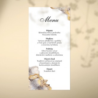 Wedding menu KL1845m