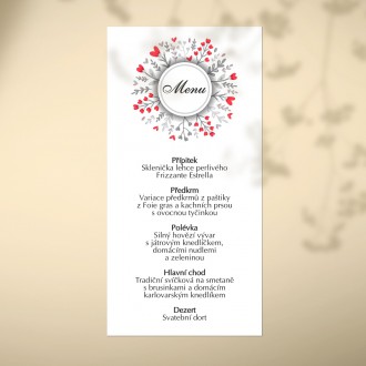 Wedding menu KL1859m