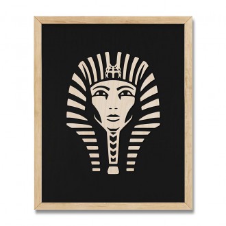 Wooden 3D wall art Pharaoh