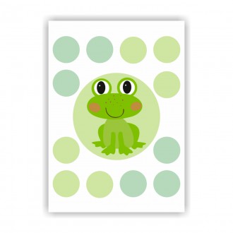 Frog and dots