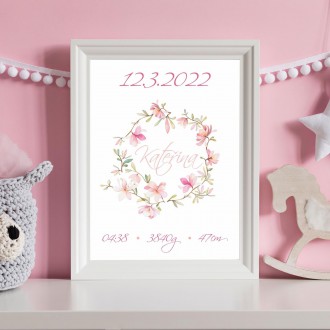 Personalized Poster Baby Birth - 05