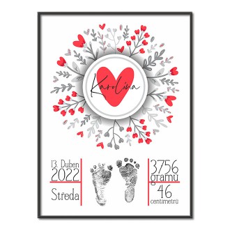 Personalized Poster Baby Birth - 10