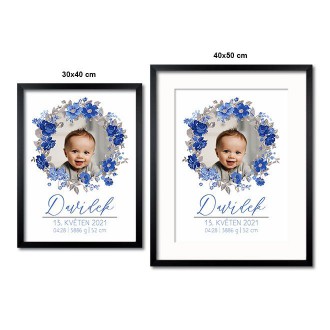 Personalized Poster Baby Birth - 12