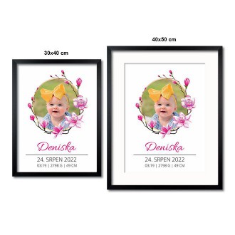 Personalized Poster Baby Birth - 13