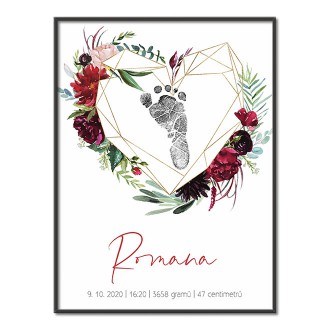 Personalized Poster Baby Birth - 14