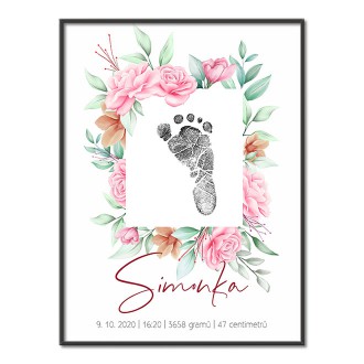 Personalized Poster Baby Birth - 21