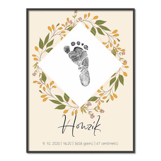 Personalized Poster Baby Birth - 22