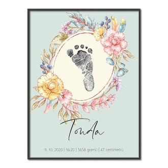 Personalized Poster Baby Birth - 23