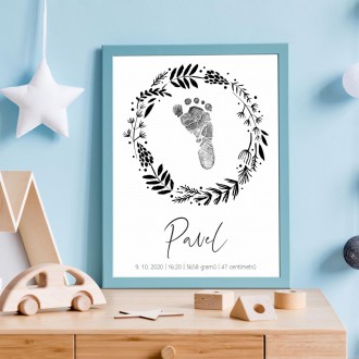 Personalized Poster Baby Birth - 25