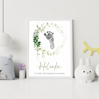 Personalized Poster Baby Birth - 28