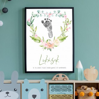 Personalized Poster Baby Birth - 30