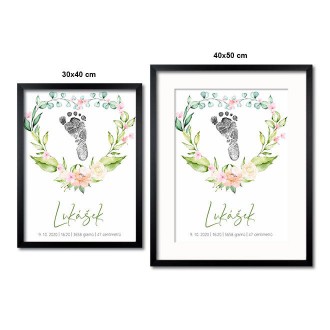 Personalized Poster Baby Birth - 30