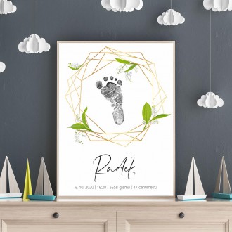 Personalized Poster Baby Birth - 35