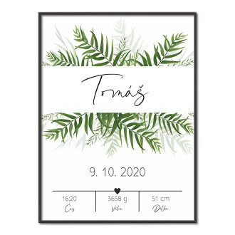 Personalized Poster Baby Birth - 37