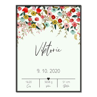 Personalized Poster Baby Birth - 38