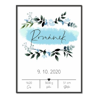 Personalized Poster Baby Birth - 41