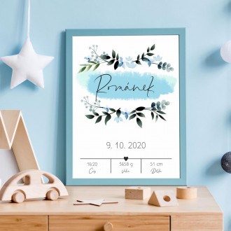 Personalized Poster Baby Birth - 41