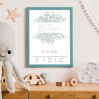Personalized Poster Baby Birth - 46