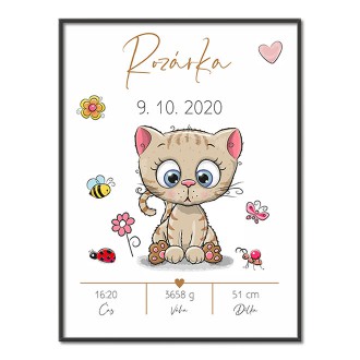 Personalized Poster Baby Birth - 48