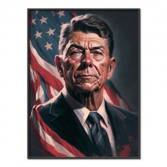 US President Ronald Regan