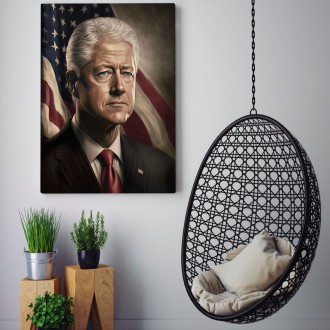 US President Bill Clinton
