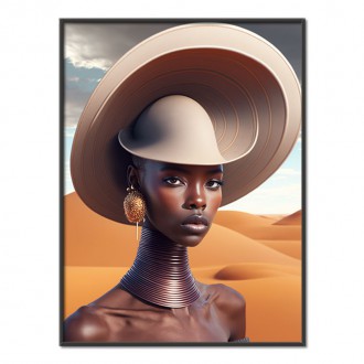 Model in a hat 1