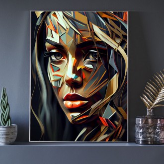 Oil painting - Abstract woman