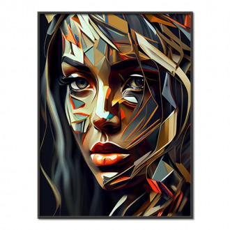 Oil painting - Abstract woman