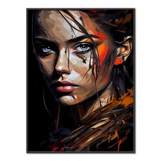 Oil painting - Girl