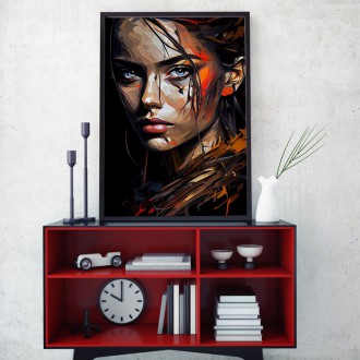 Oil painting - Girl