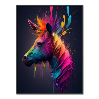 Donkey in colors