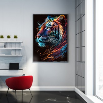 Tiger in colors