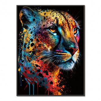 Cheetah in colors
