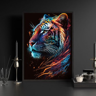 Tiger in colors