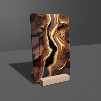Acrylic glass Epoxy and wood 5