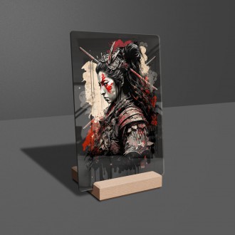 Acrylic glass Female Samurai 4