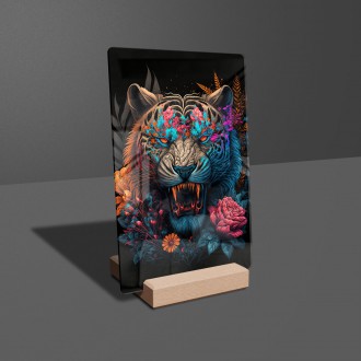 Acrylic glass Neon Tiger