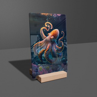 Acrylic glass Adult octopus