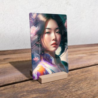 Acrylic glass Seductive geisha 2