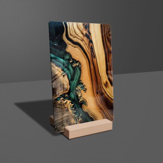 Acrylic glass Epoxy and wood 6