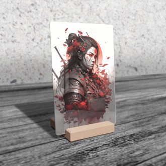 Acrylic glass Female Samurai 3