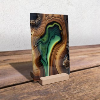 Acrylic glass Epoxy and wood 4