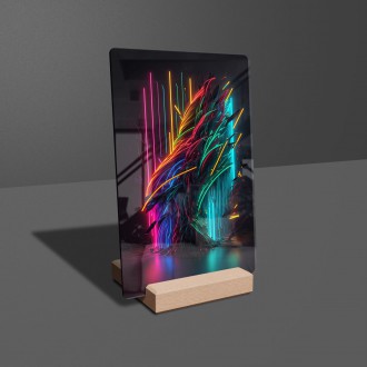 Acrylic glass Neon tree
