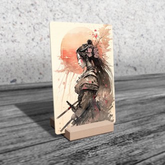 Acrylic glass Female Samurai 2