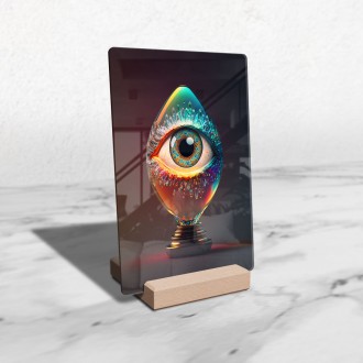 Acrylic glass Psychedelic eye