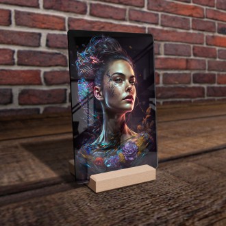 Acrylic glass Wild woman 2
