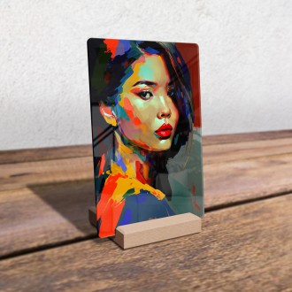 Acrylic glass Modern Art - Japanese Woman