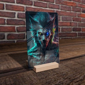 Acrylic glass Werewolf